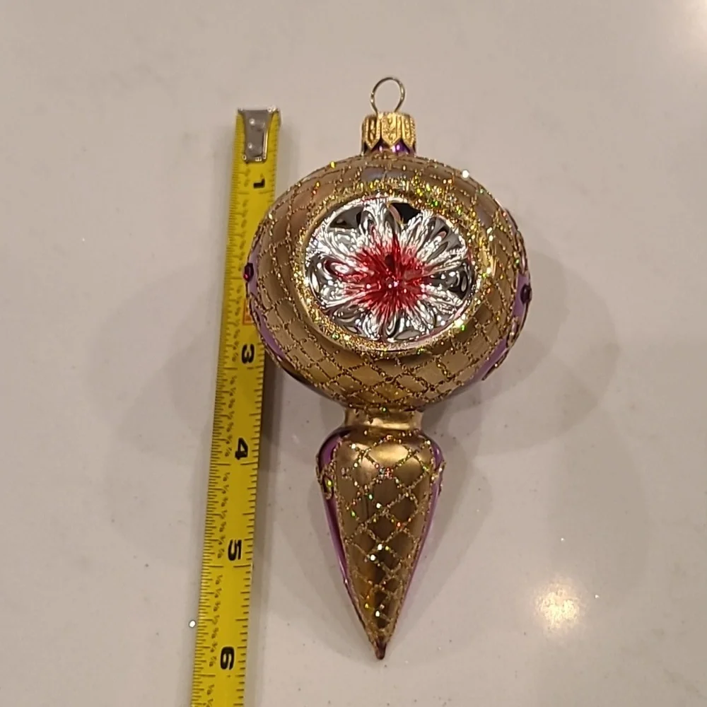 One Made in Poland Hand-blown Glass Ornament
